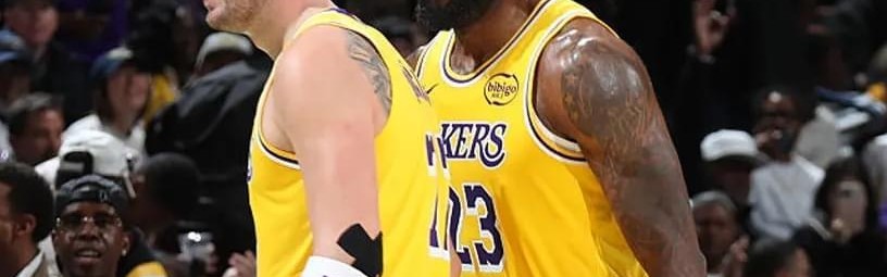 马刺湖人背靠背作战，美媒看低湖人！老詹文班待定，东契奇别犯错